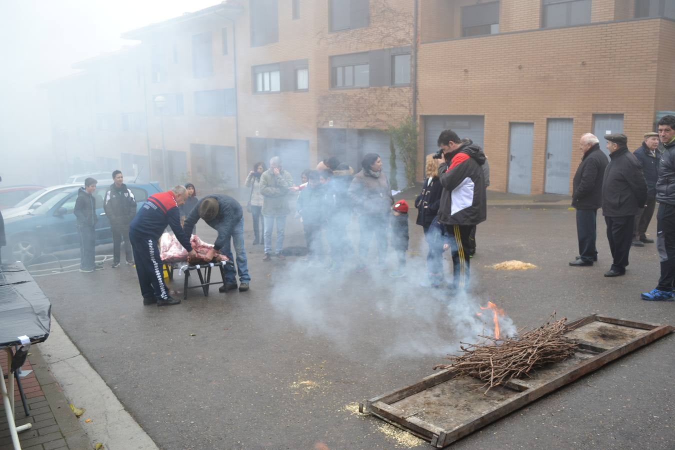 Celebración de la matanza extremeña en Ventosa