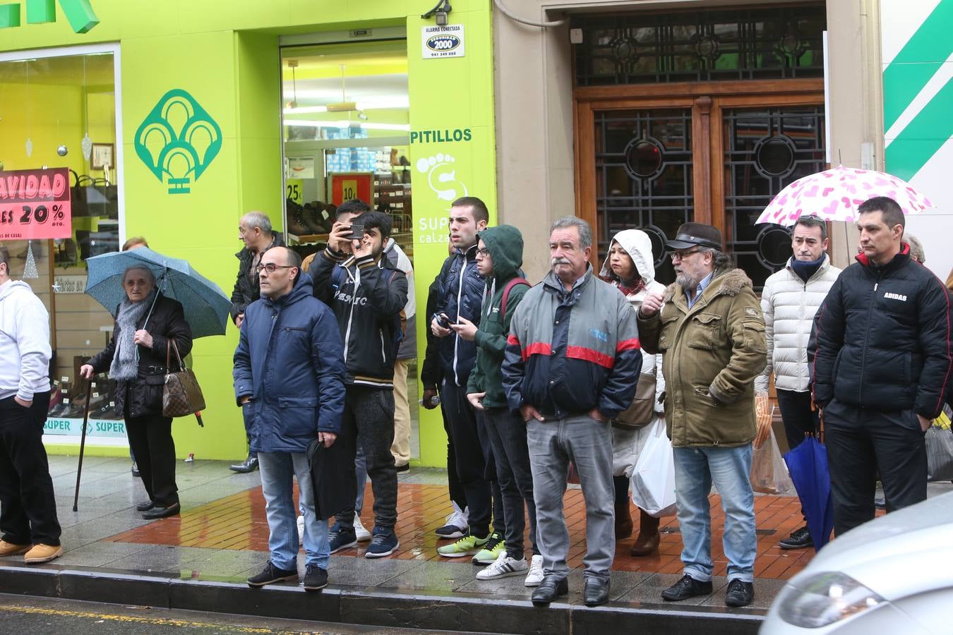 Tenso desahucio en Logroño