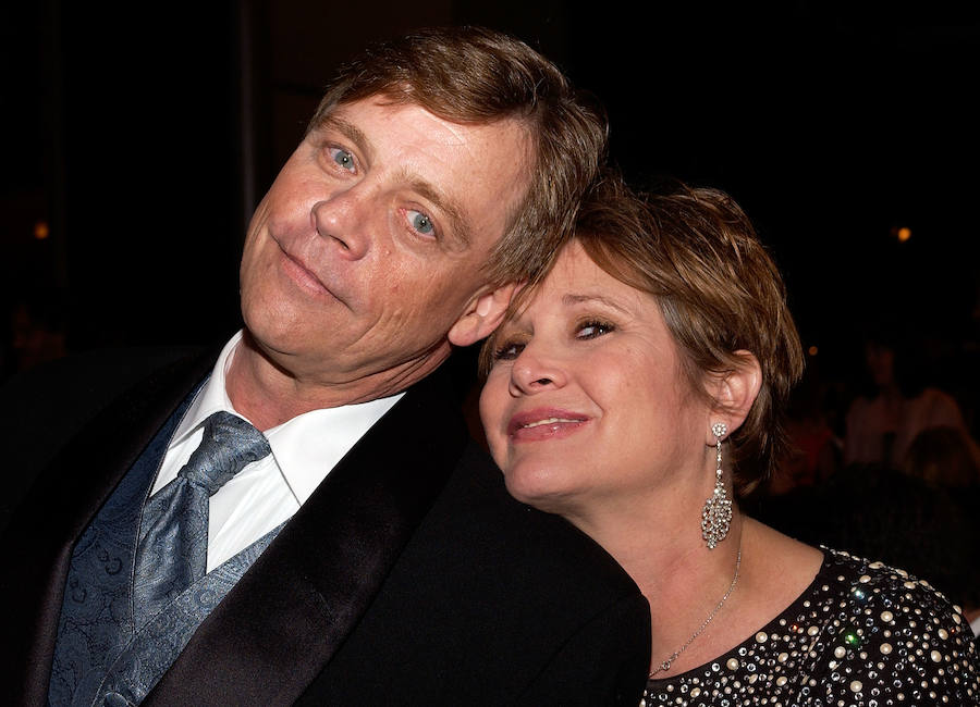 Mark Hamill y Carrie Fisher.