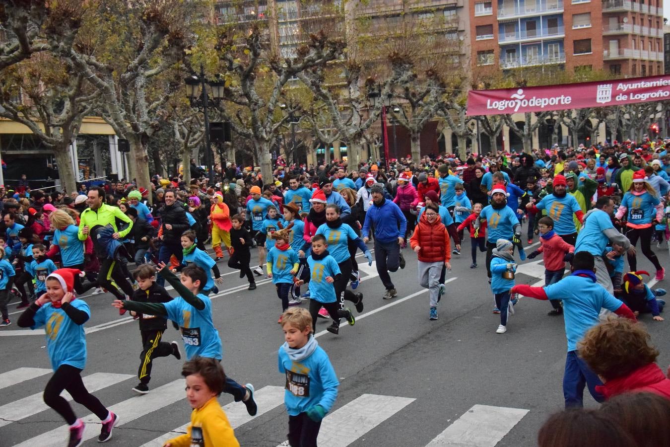 San Silvestre infantil en Logroño