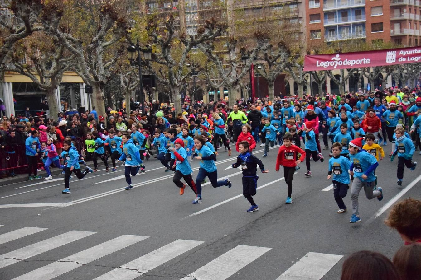 San Silvestre infantil en Logroño