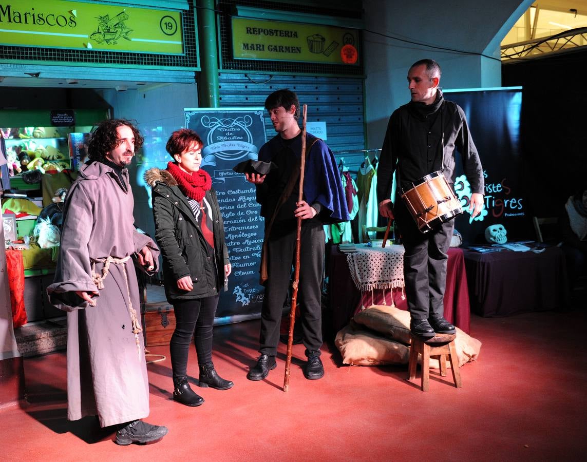 El Mercado de San Blas, escenario del Teatro de Abastos de Tres, tristes, tigres