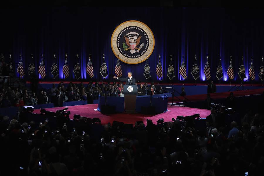 Obama dice adiós en Chicago, el lugar donde todo empezó