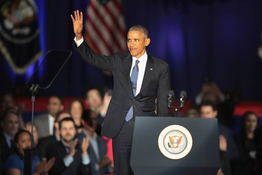 Obama dice adiós en Chicago, el lugar donde todo empezó