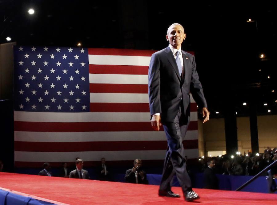 Obama dice adiós en Chicago, el lugar donde todo empezó