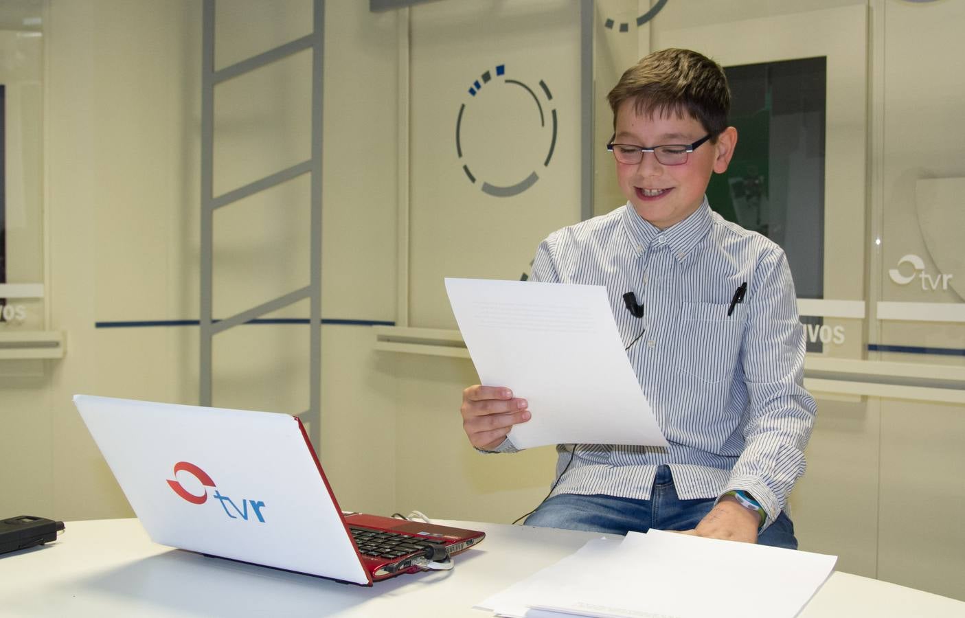 Los alumnos de 6º A del CEIP Las Gaunas visitan la multimedia de Diario LA RIOJA