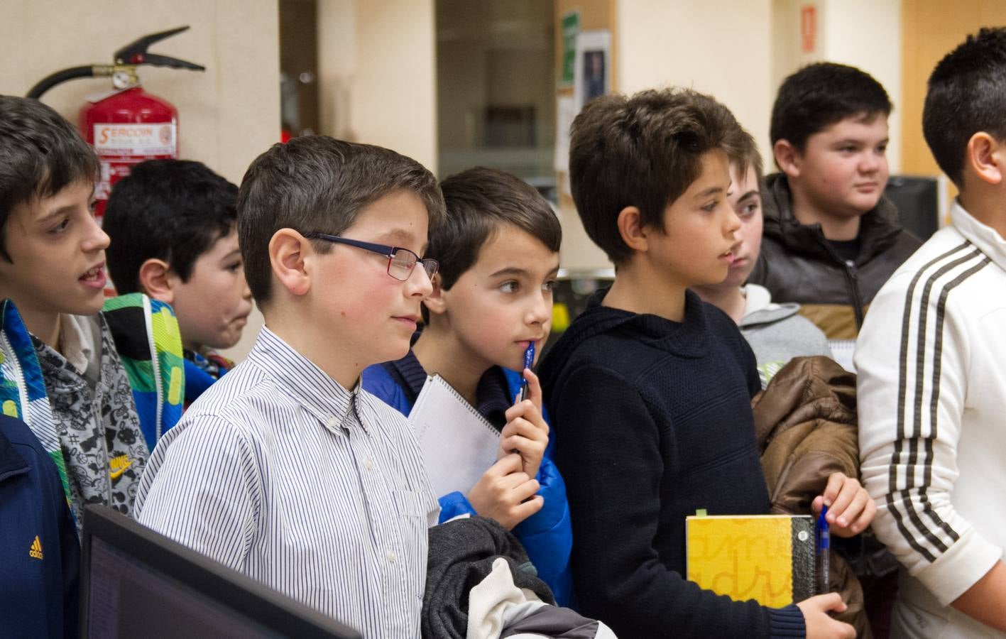 Los alumnos de 6º A del CEIP Las Gaunas visitan la multimedia de Diario LA RIOJA