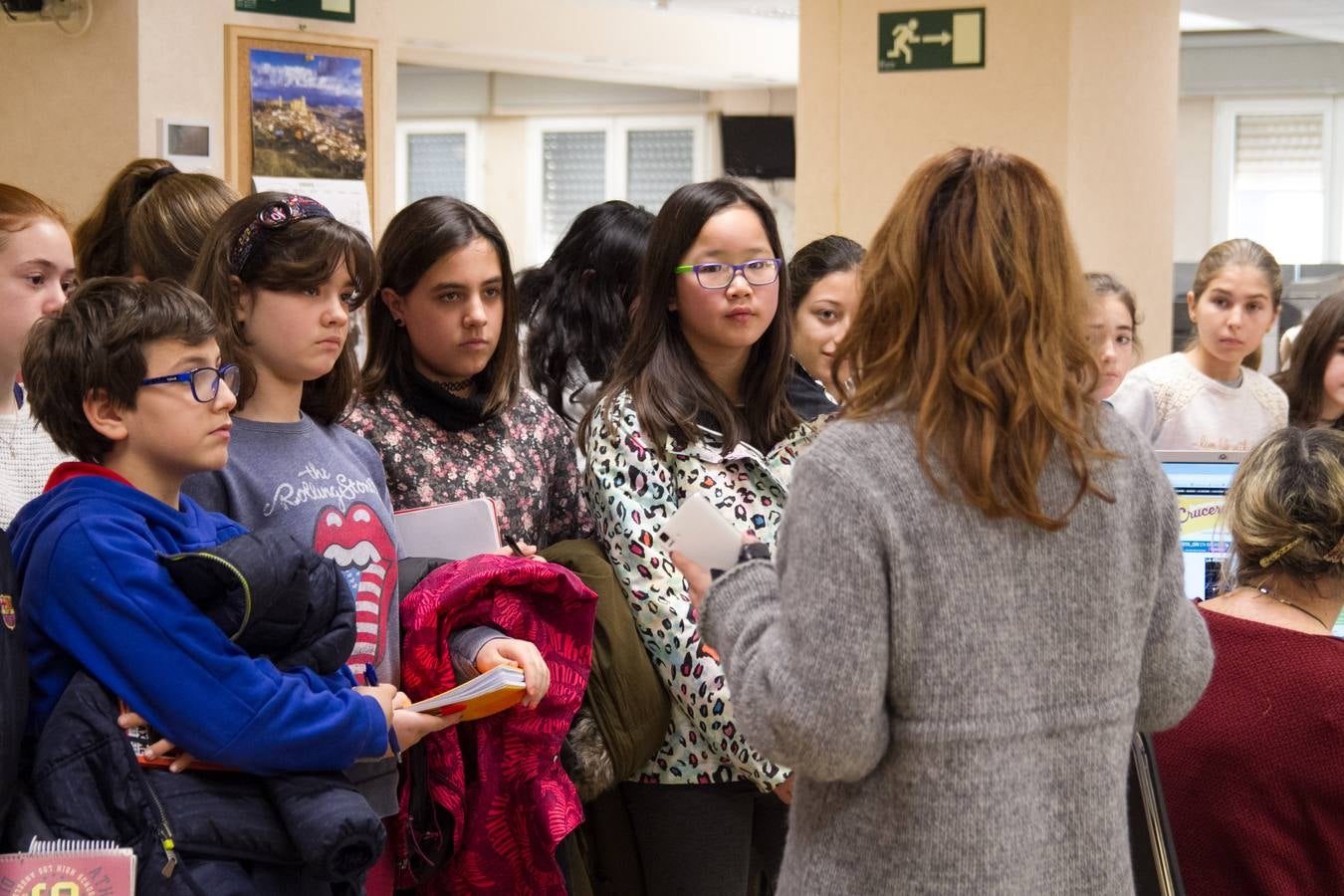 Los alumnos de 6º A del CEIP Las Gaunas visitan la multimedia de Diario LA RIOJA