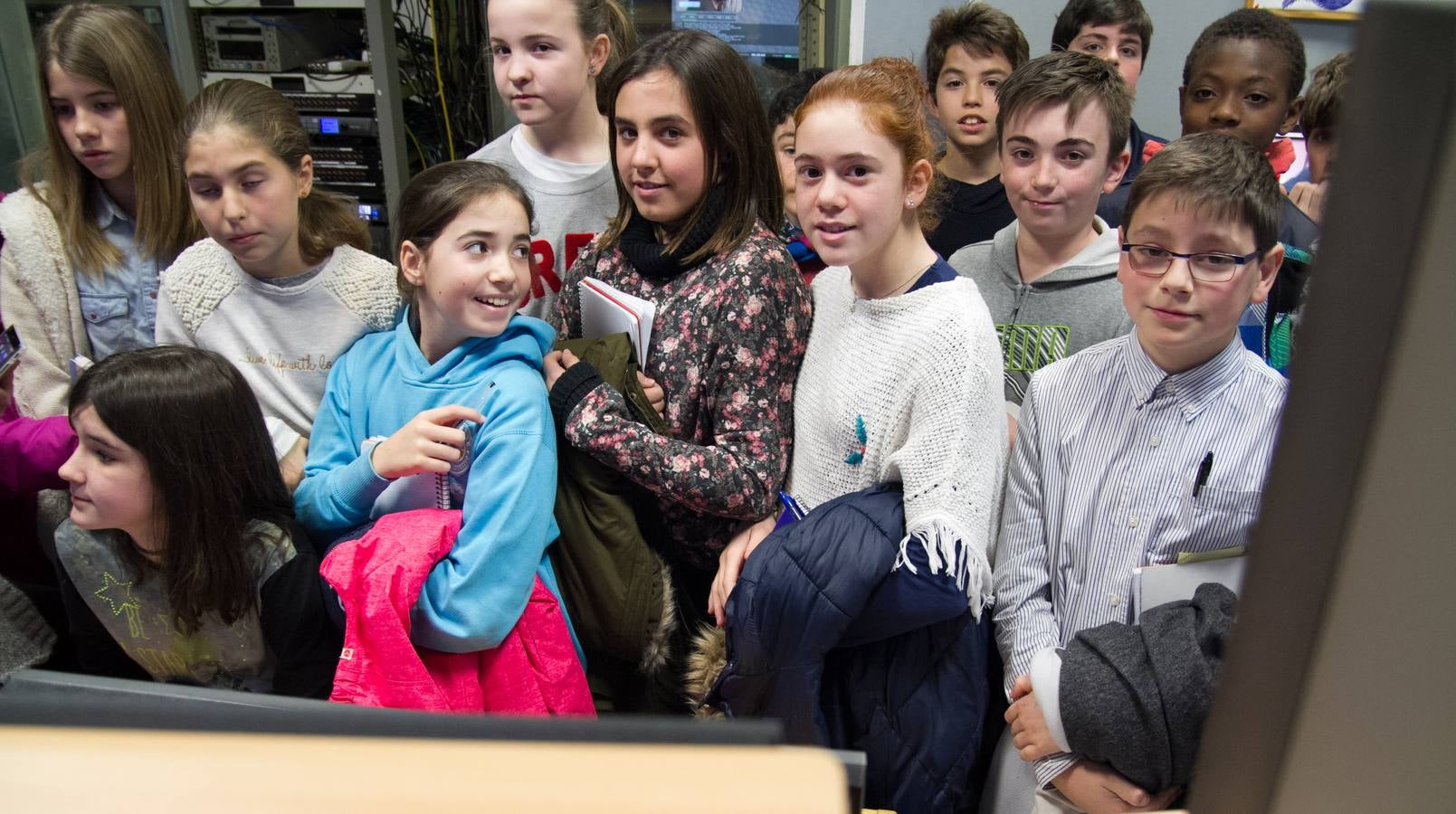 Los alumnos de 6º A del CEIP Las Gaunas visitan la multimedia de Diario LA RIOJA