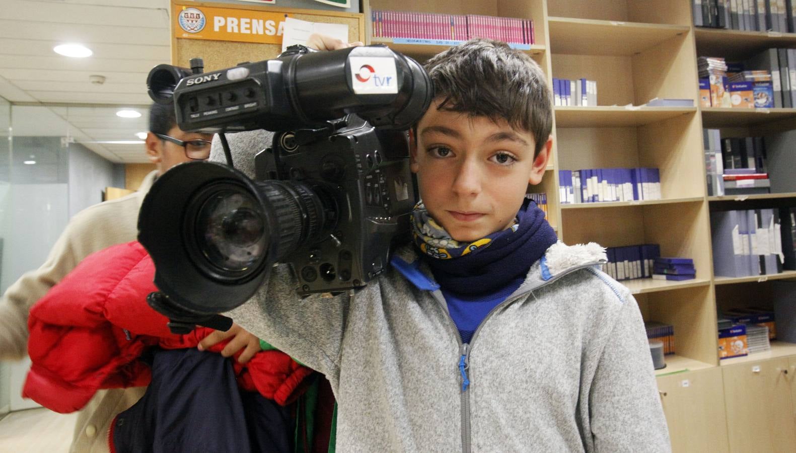 Los alumnos de 6º B del Ceip Las Gaunas de Logroño visitan la multimedia de Diario LA RIOJA