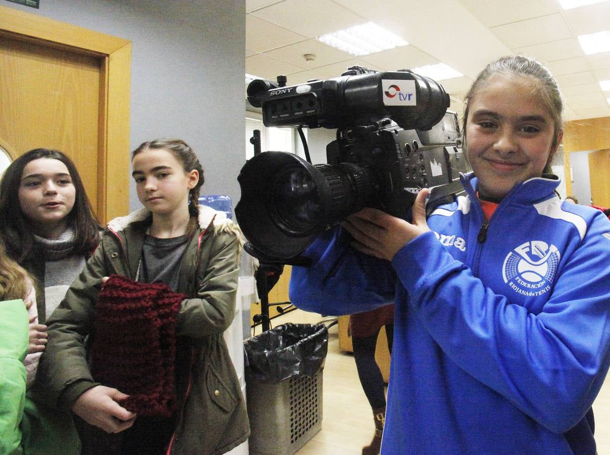 Los alumnos de 6º B del Ceip Las Gaunas de Logroño visitan la multimedia de Diario LA RIOJA