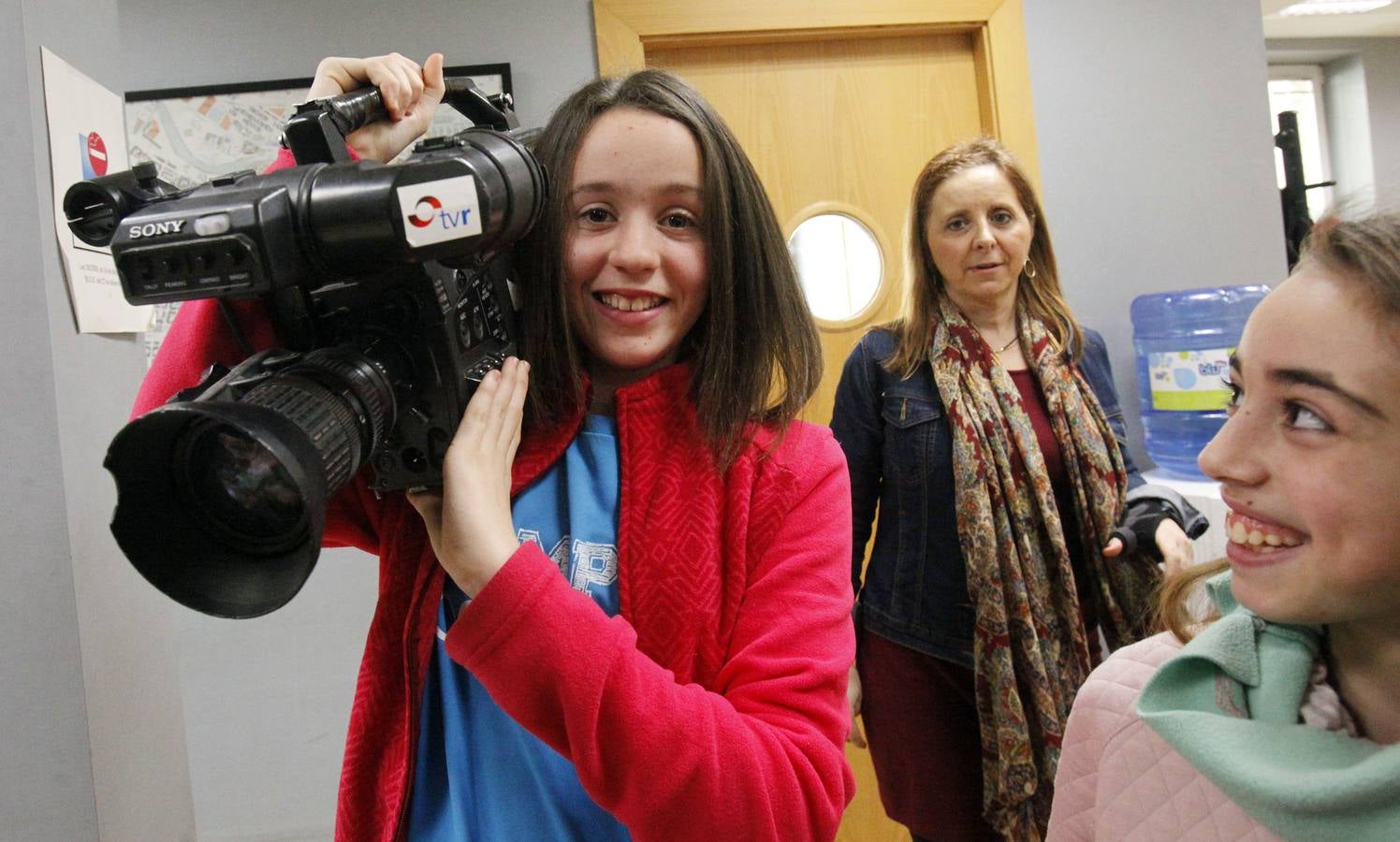 Los alumnos de 6º B del Ceip Las Gaunas de Logroño visitan la multimedia de Diario LA RIOJA