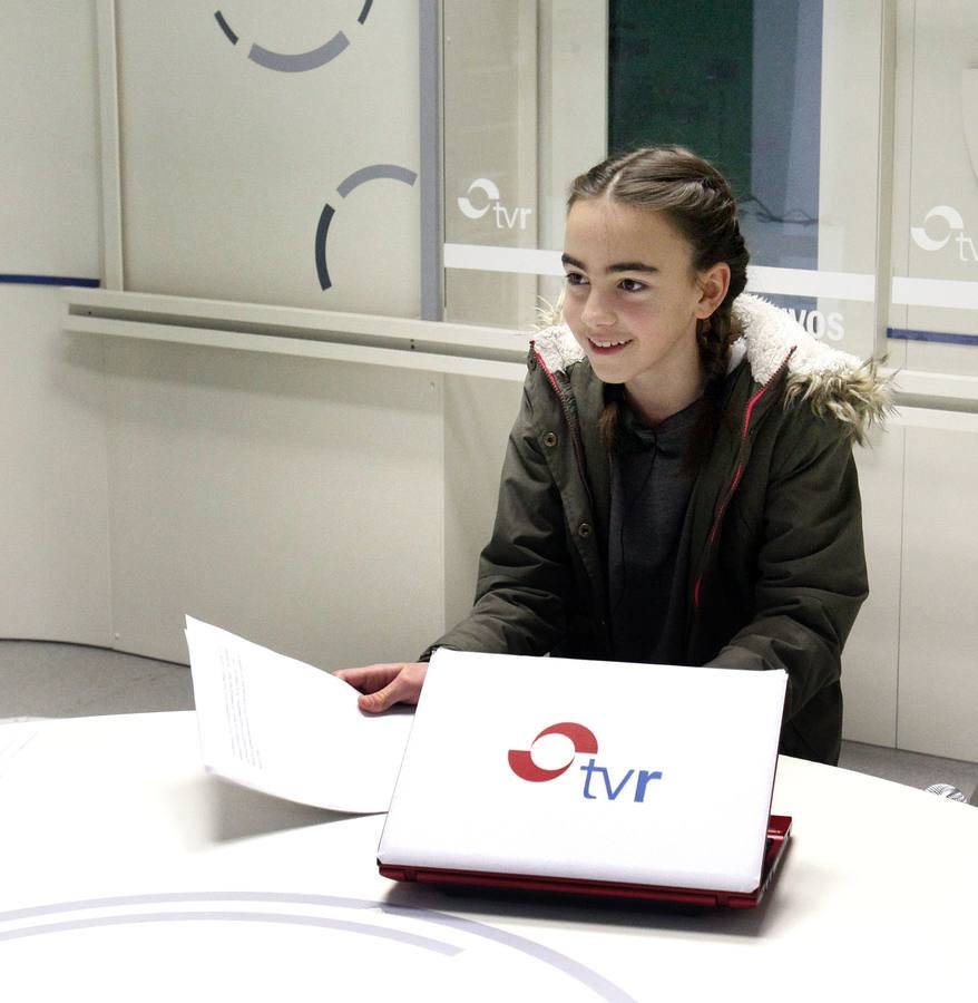 Los alumnos de 6º B del Ceip Las Gaunas de Logroño visitan la multimedia de Diario LA RIOJA