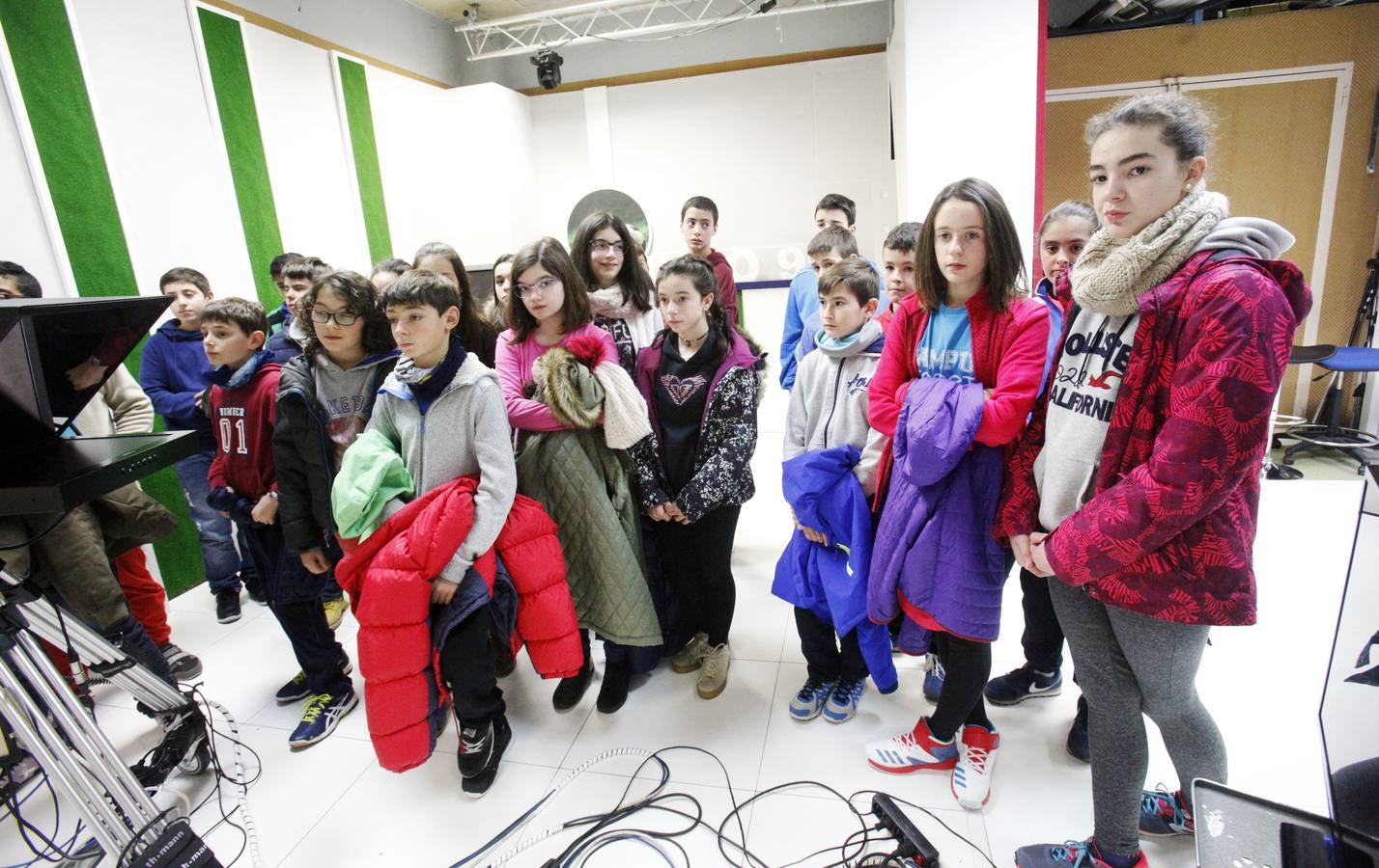 Los alumnos de 6º B del Ceip Las Gaunas de Logroño visitan la multimedia de Diario LA RIOJA