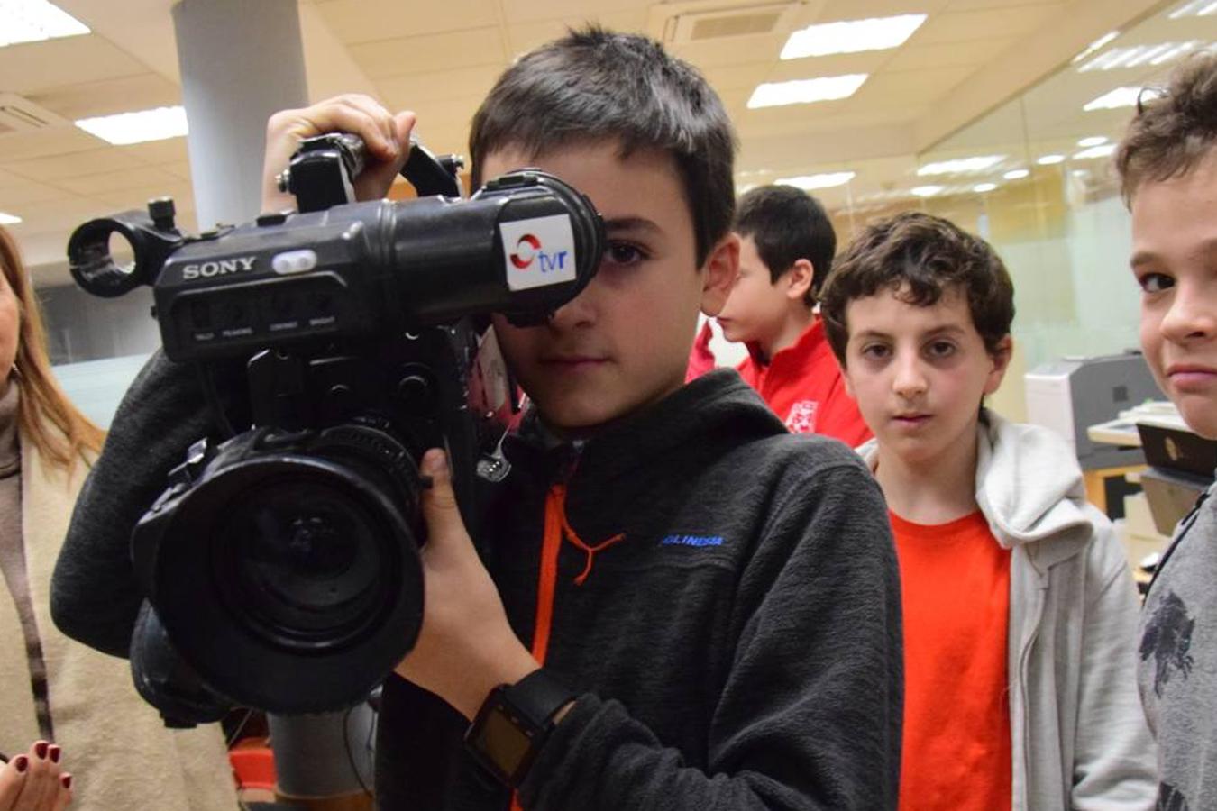 Los alumnos de 6º C del CEIP Las Gaunas visitan la multimedia de Diario LA RIOJA