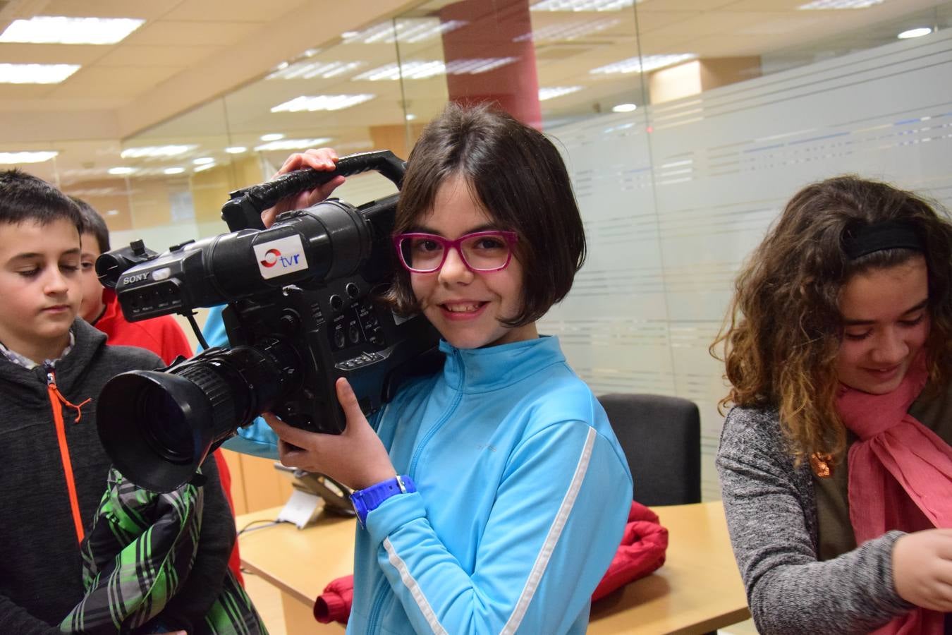 Los alumnos de 6º C del CEIP Las Gaunas visitan la multimedia de Diario LA RIOJA