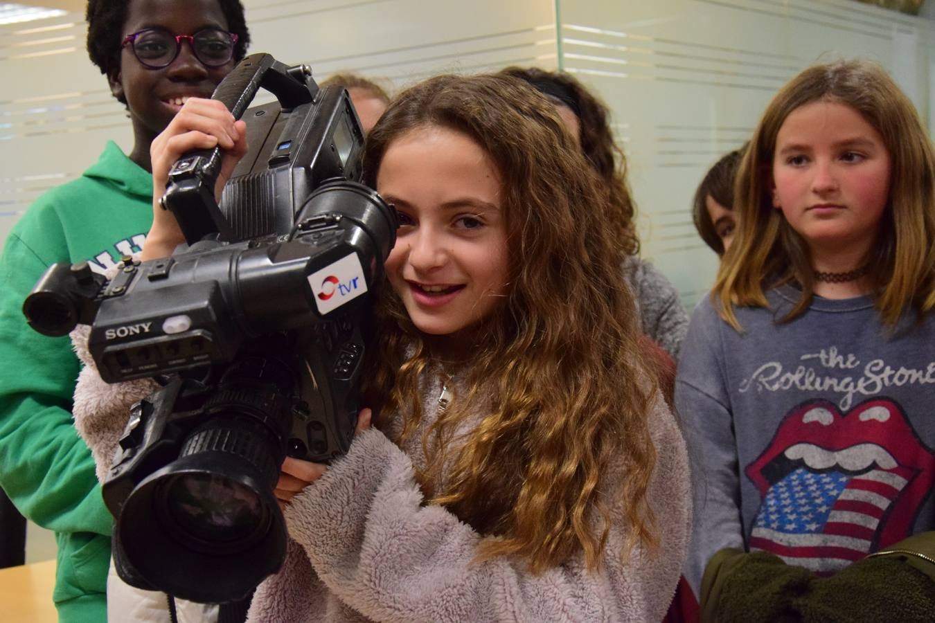 Los alumnos de 6º C del CEIP Las Gaunas visitan la multimedia de Diario LA RIOJA