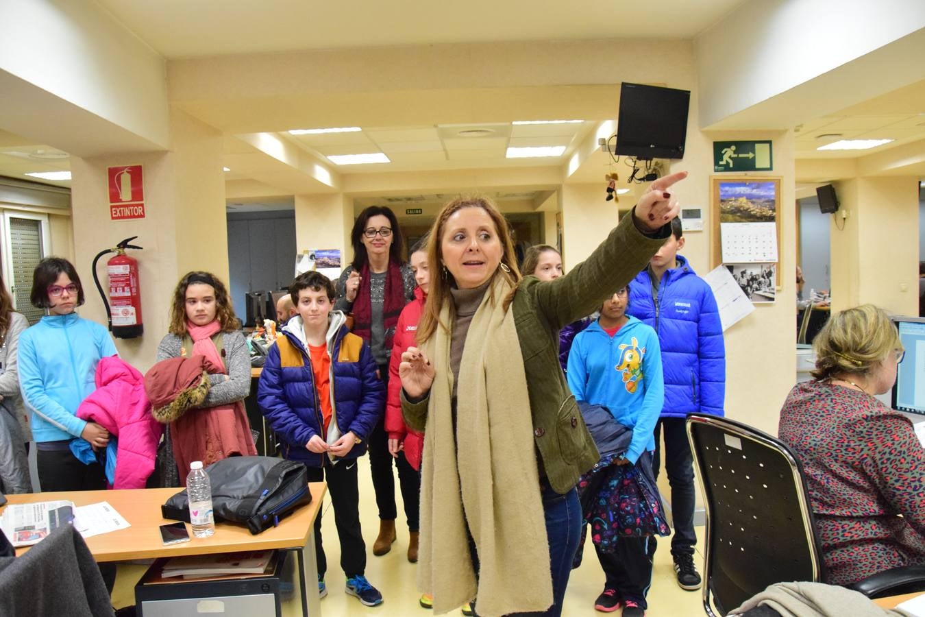 Los alumnos de 6º C del CEIP Las Gaunas visitan la multimedia de Diario LA RIOJA