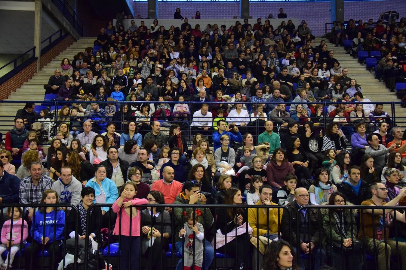 La selección de gimnasia rítimica, en Logroño