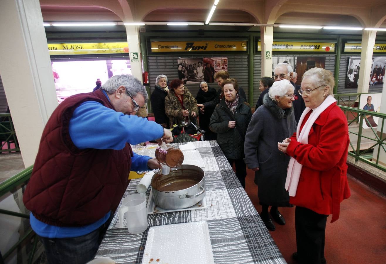 La Plaza de Abastos de Logroño ha celebrado San Blas