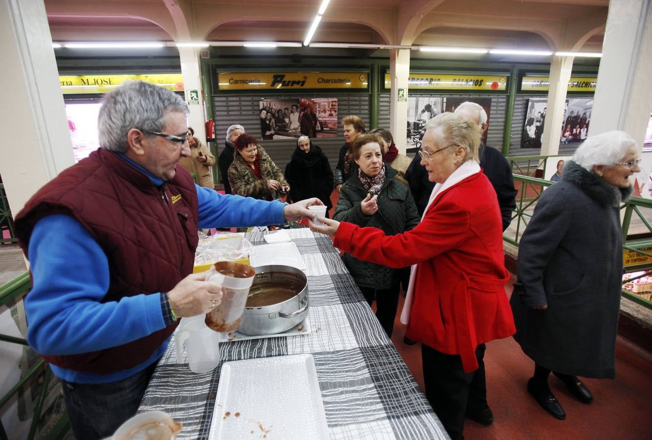 La Plaza de Abastos de Logroño ha celebrado San Blas