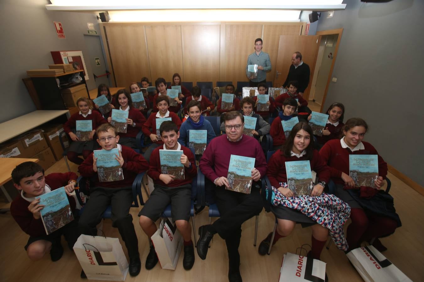 Visita de los alumnos de Jesuitas