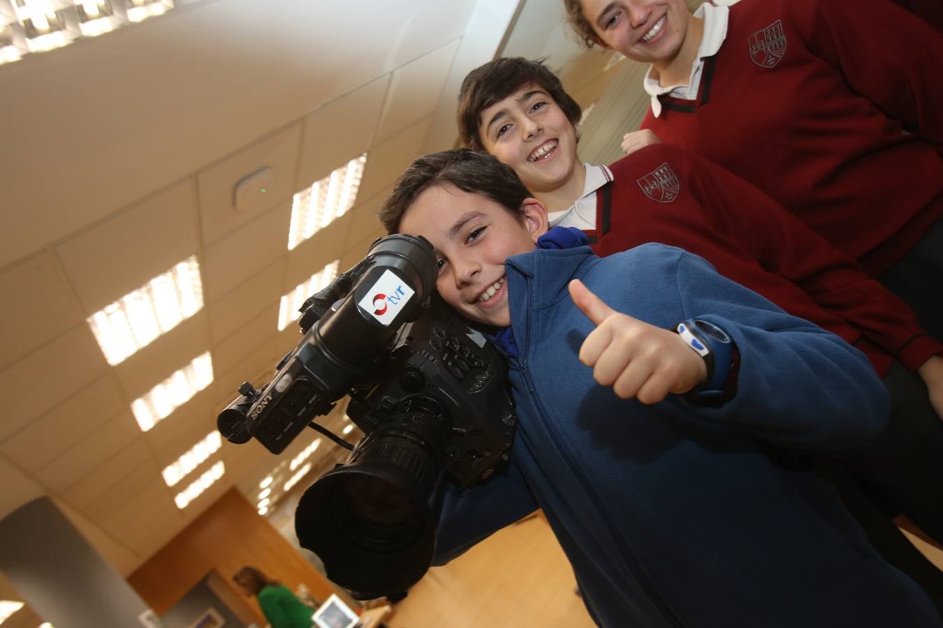 Visita de los alumnos de Jesuitas