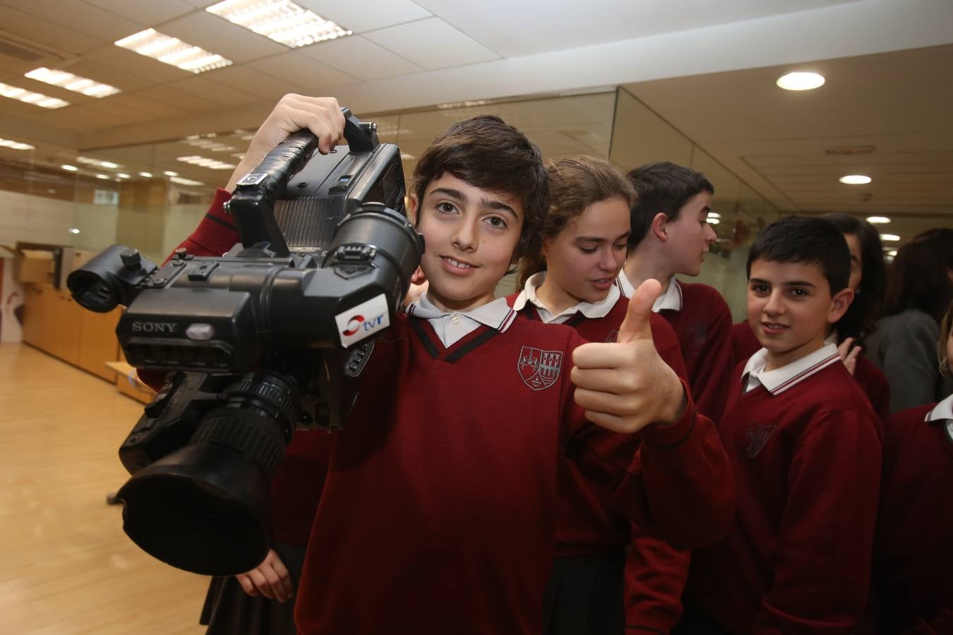 Visita de los alumnos de Jesuitas