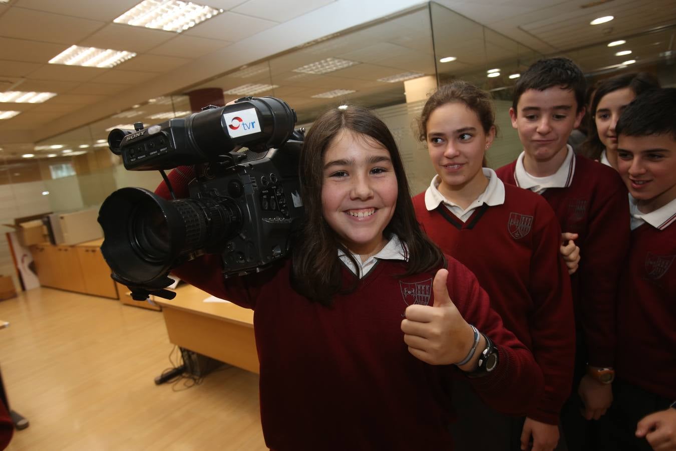 Visita de los alumnos de Jesuitas