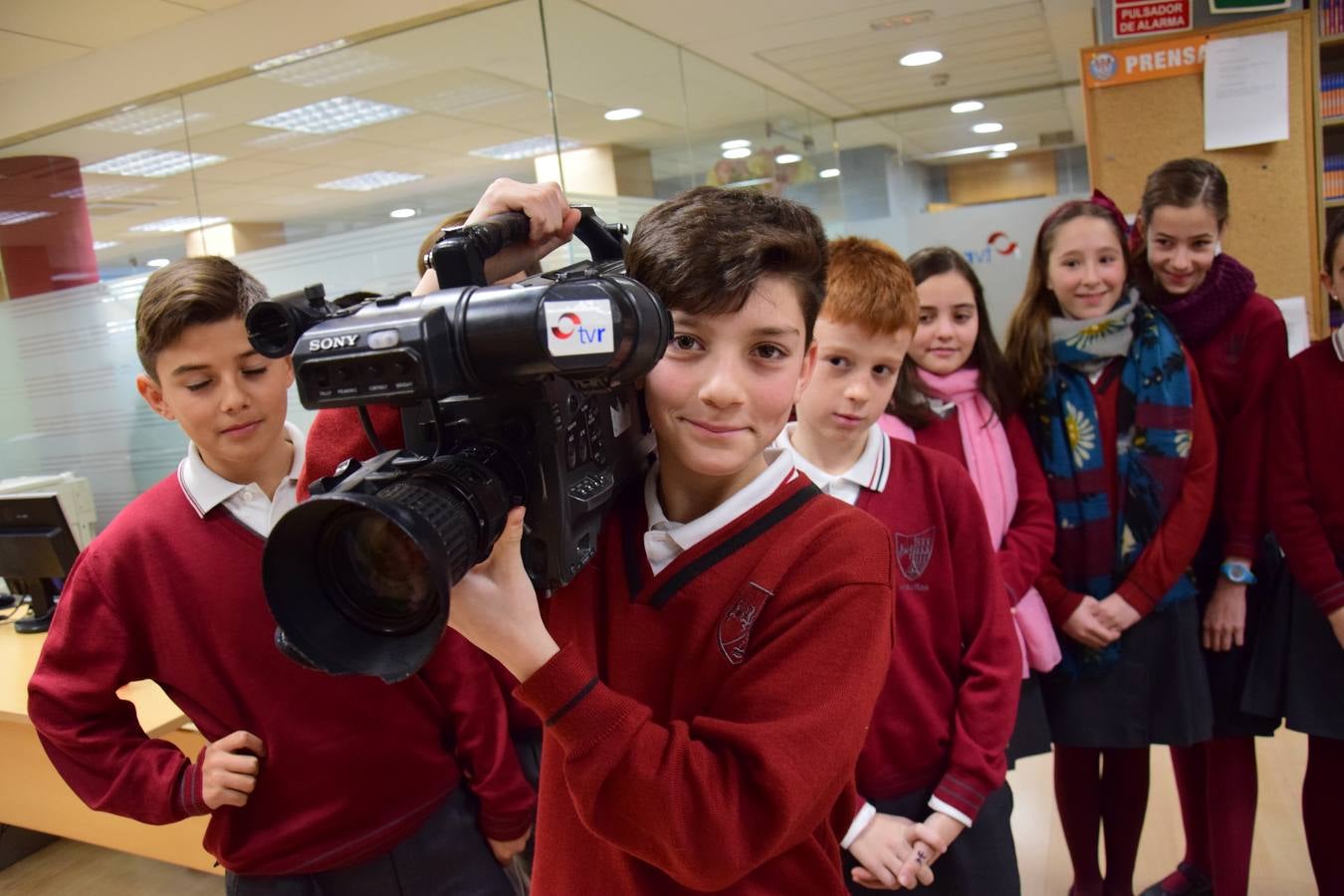 Visita de los alumnos de Jesuitas