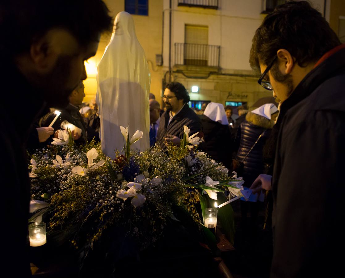 Procesión de las antorchas en Logroño