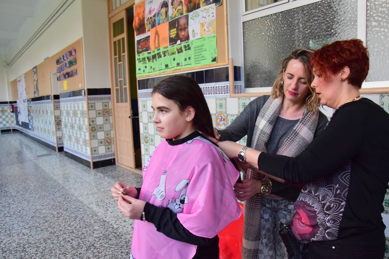 La APA de Escolapios promueve &#039;Cabellos por sonrisas&#039;