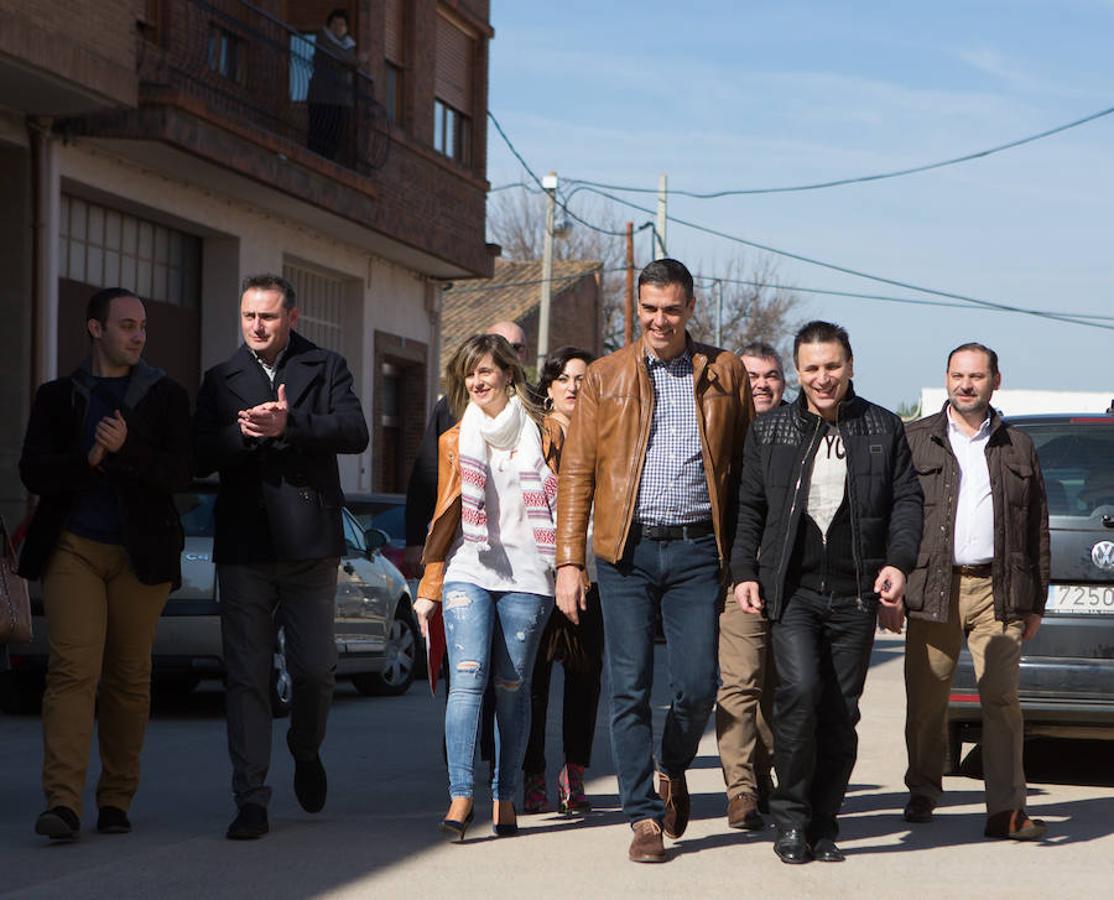 Pedro Sánchez en Aldeanueva de Ebro (I)