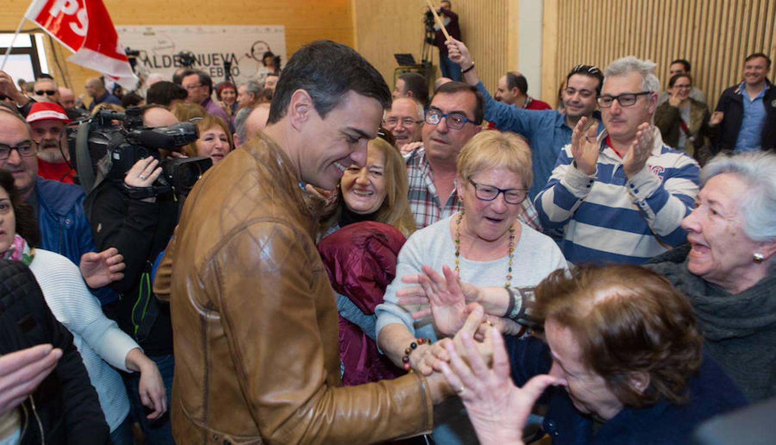 Pedro Sánchez en Aldeanueva de Ebro (I)