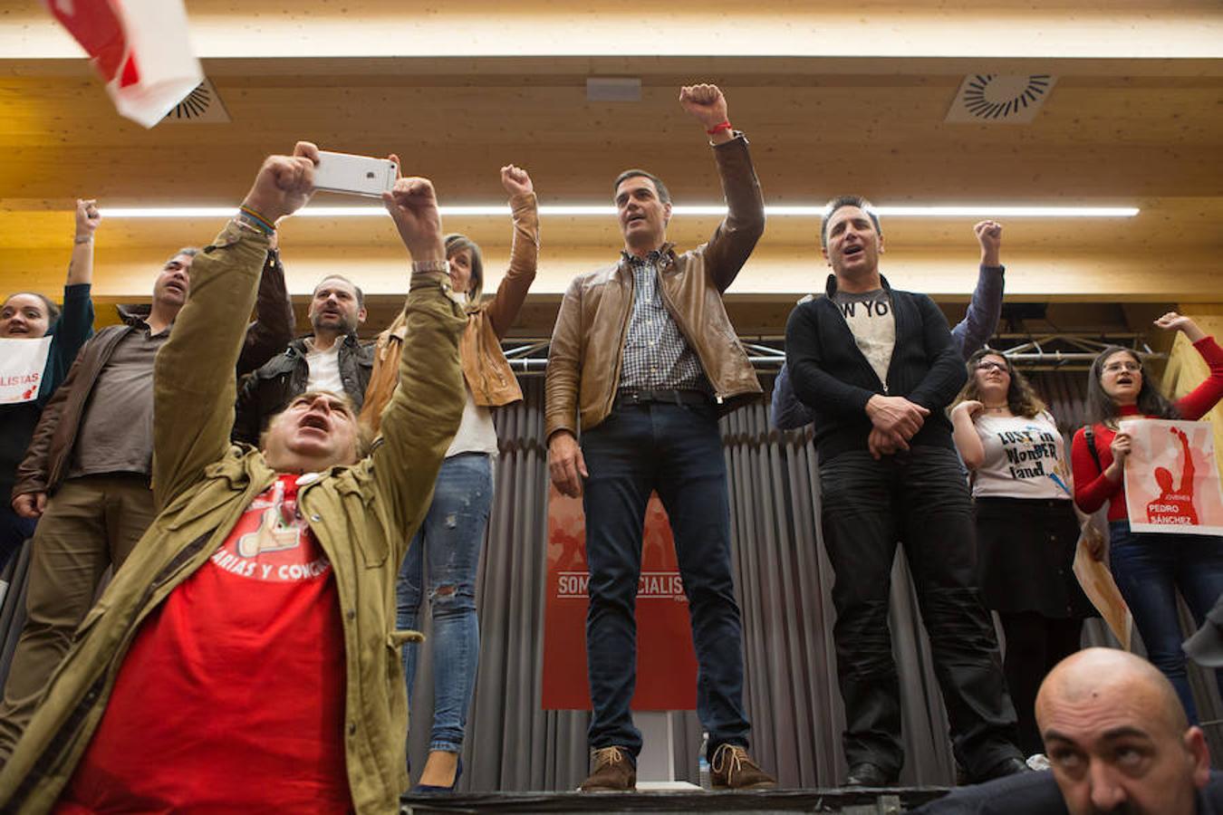 Pedro Sánchez en Aldeanueva de Ebro (II)
