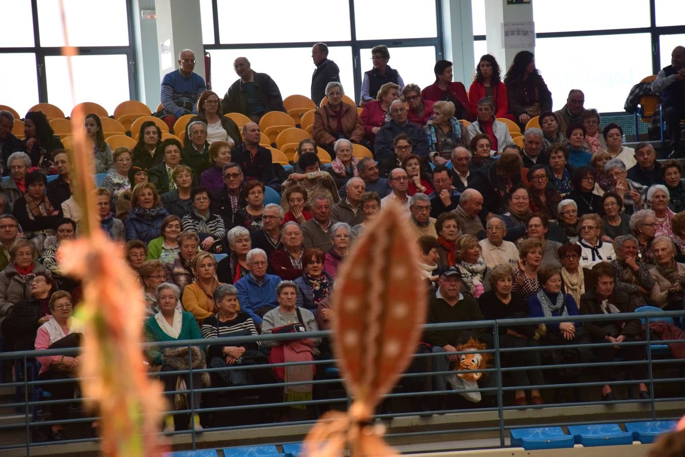 La Fiesta de Carnaval de las Personas Mayores llena el polideportivo de Las Gaunas