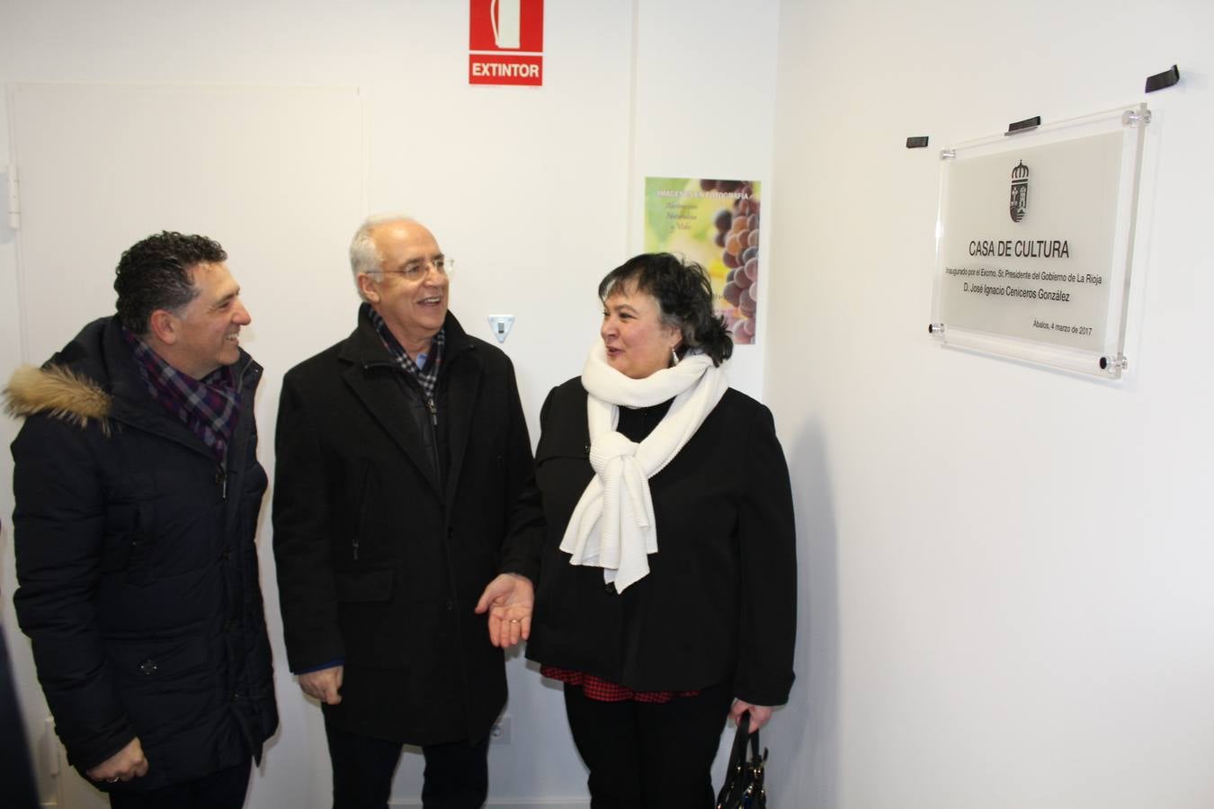 Inauguración de la Casa de Cultura de Ábalos