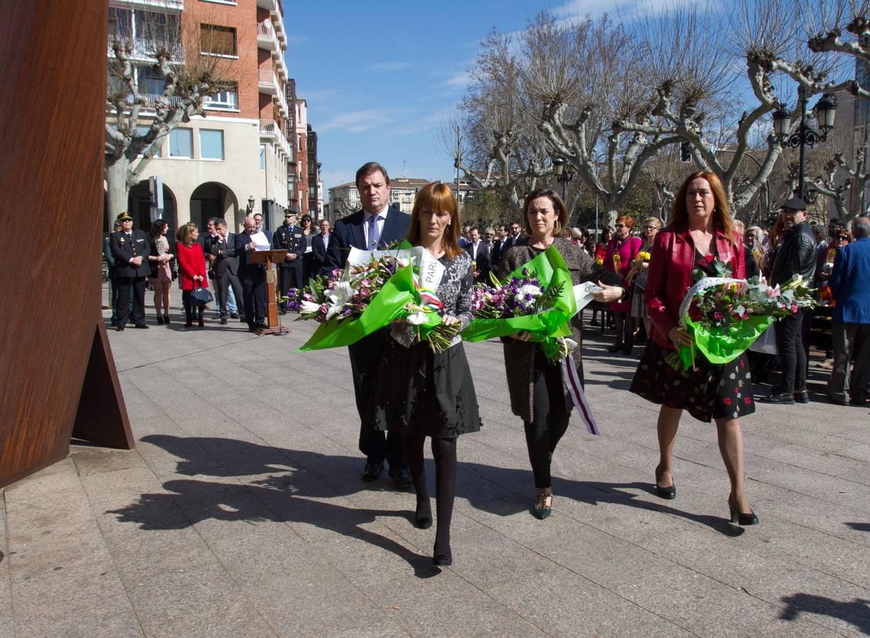 Homenaje en Logroñoa las víctimas del terrosimo