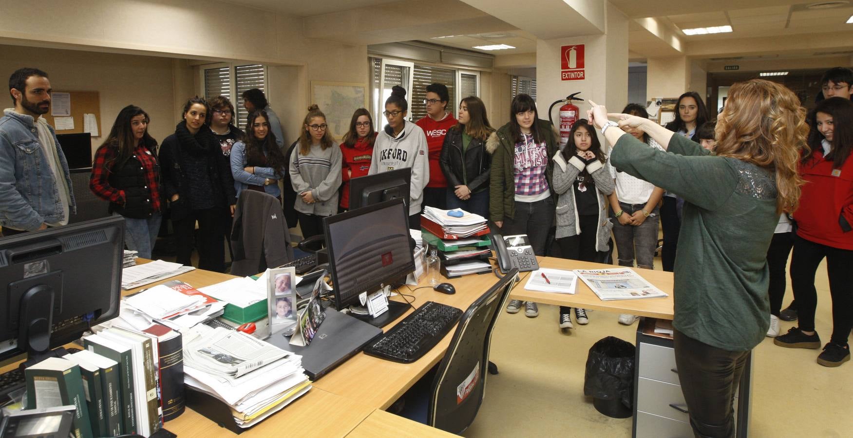 Los alumnos de FP Básica de Paula Montal, en Diario LA RIOJA