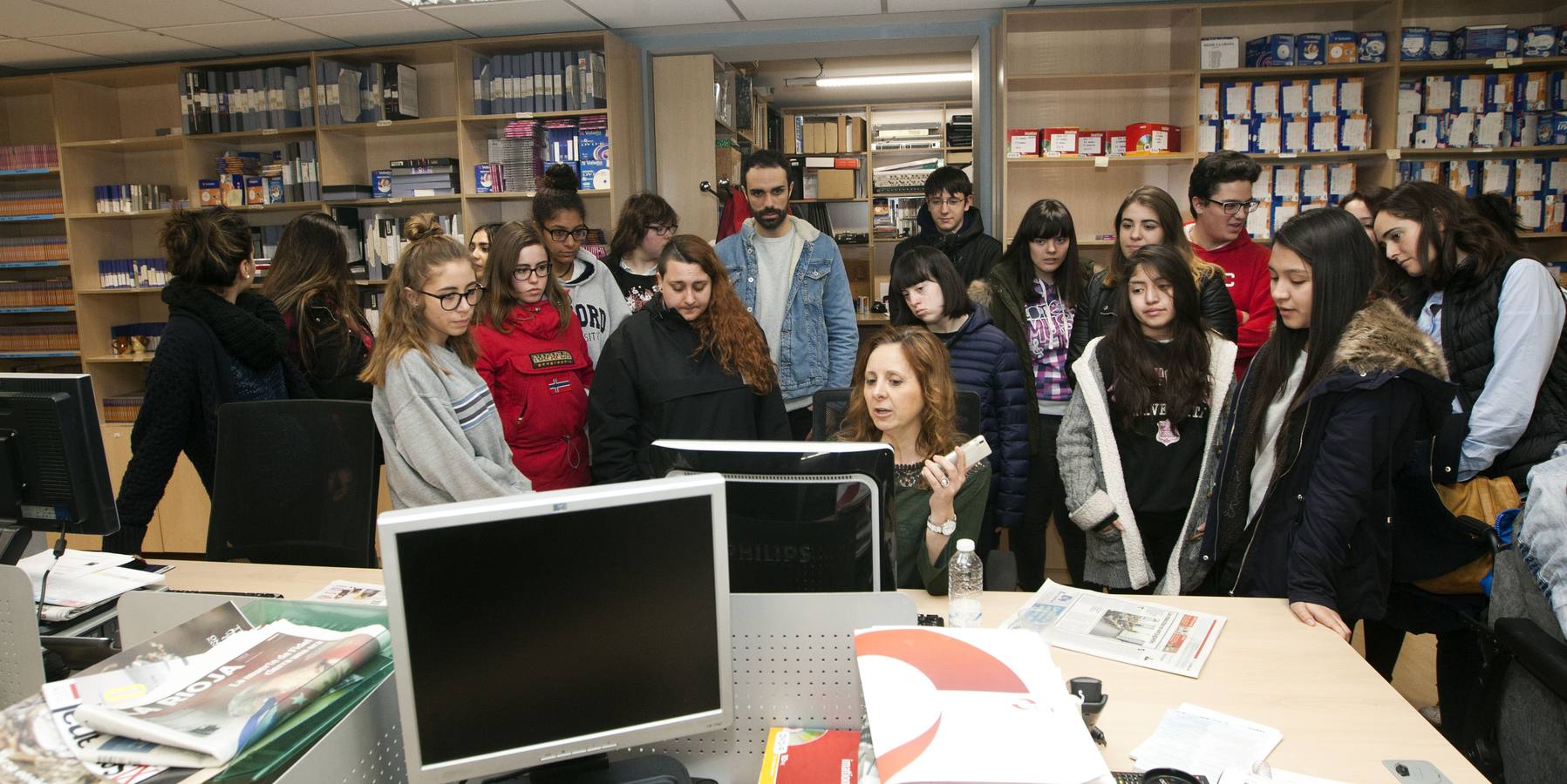 Los alumnos de FP Básica de Paula Montal, en Diario LA RIOJA