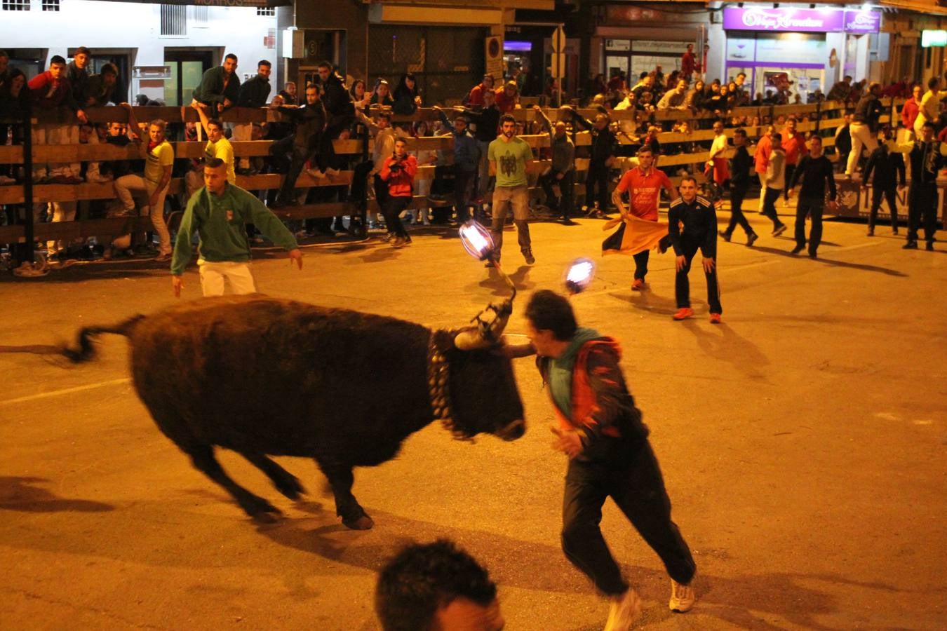 Toro embolao en Arnedo