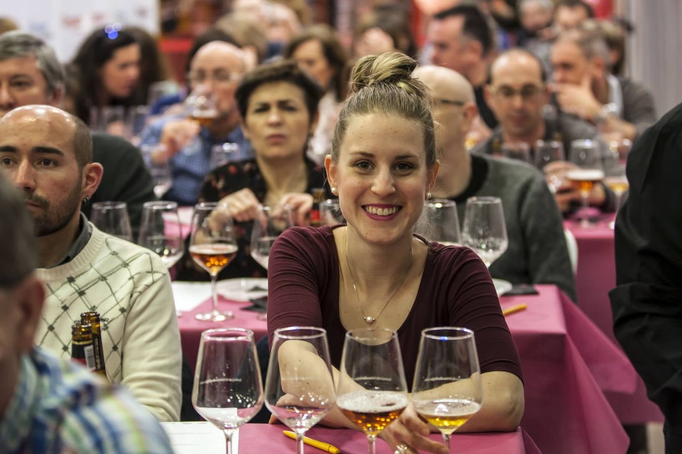 Cata de cervezas Estrella Galicia y los pinchos de La Taberna del Tío Blas