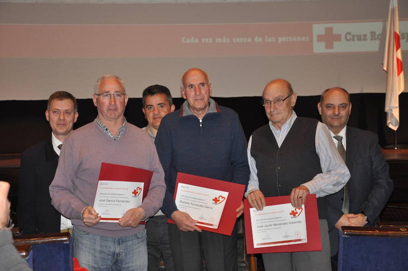 Recuerdo de Cruz Roja a sus veteranos