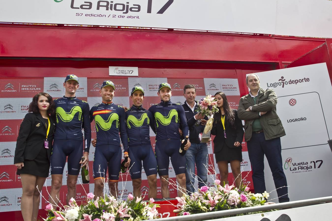 La Vuelta Ciclista a La Rioja: el podio