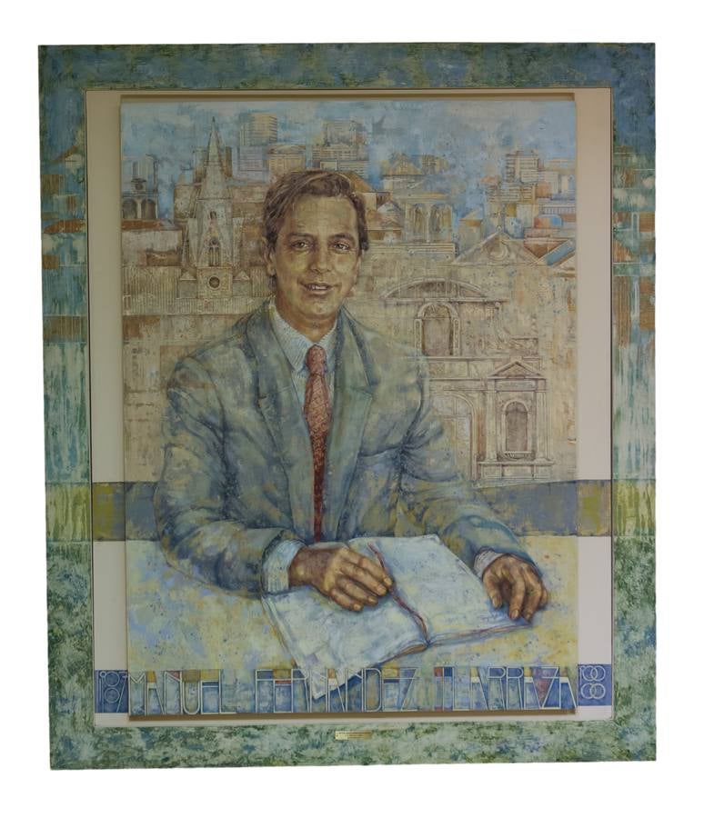 Retrato de Manuel María Fernández Ilarraza, realizado por Marina Escalona. / Sonia Tercero