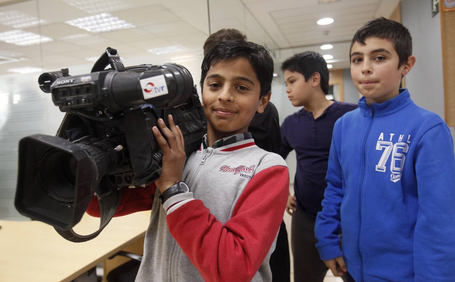 Los alumnos de 5º A del Colegio Navarrete El Mudo visitan la multimedia de Diario LA RIOJA