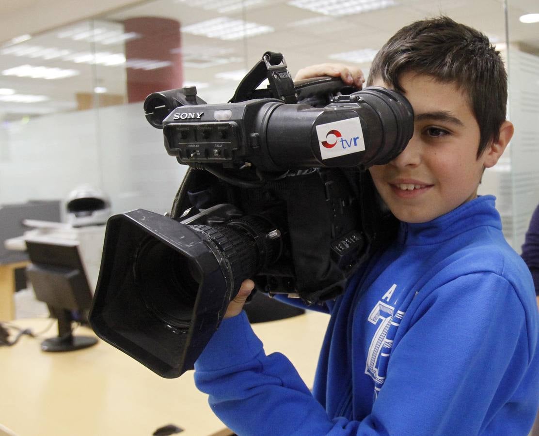 Los alumnos de 5º A del Colegio Navarrete El Mudo visitan la multimedia de Diario LA RIOJA