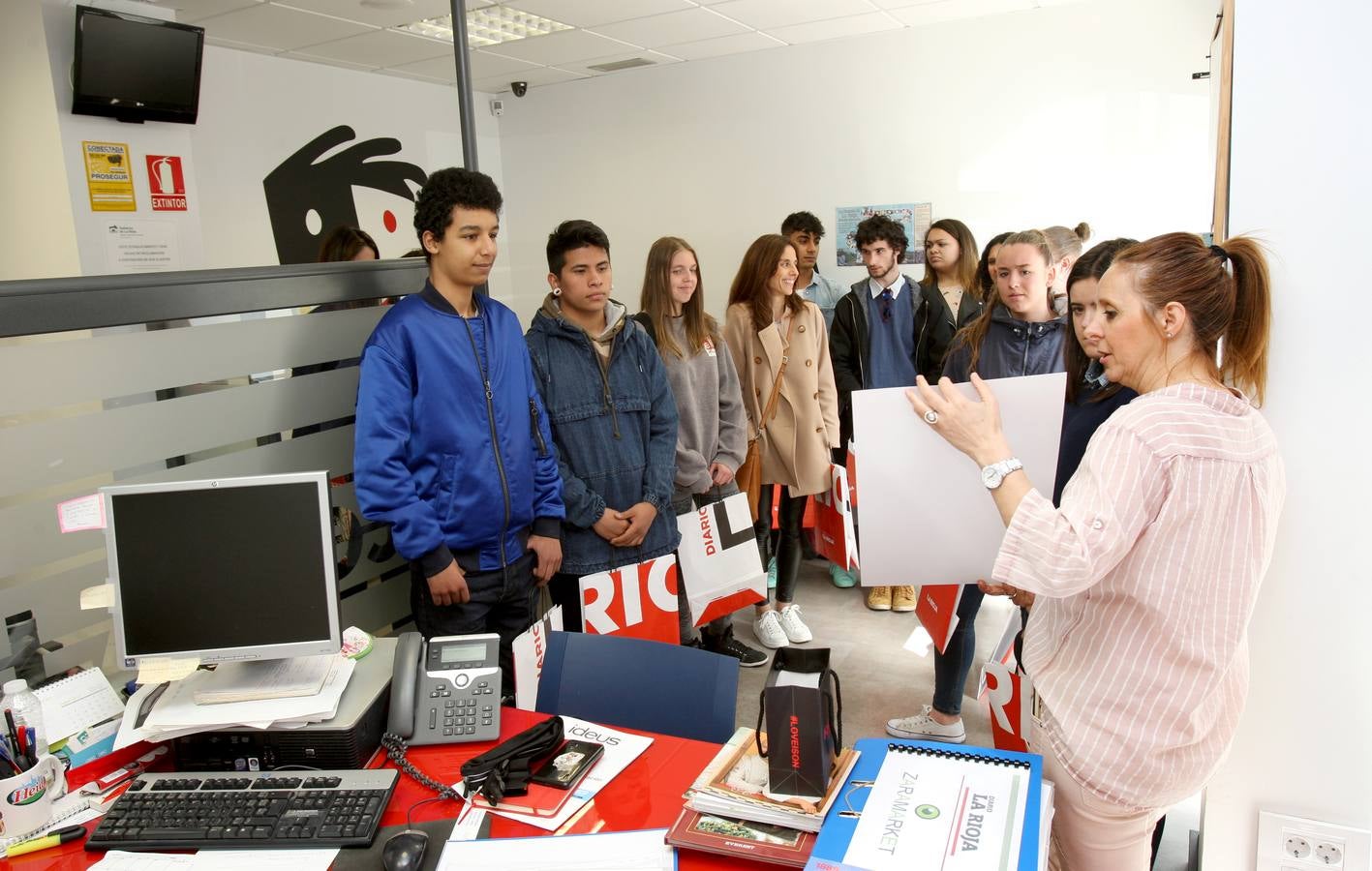 Visita del IES La Laboral