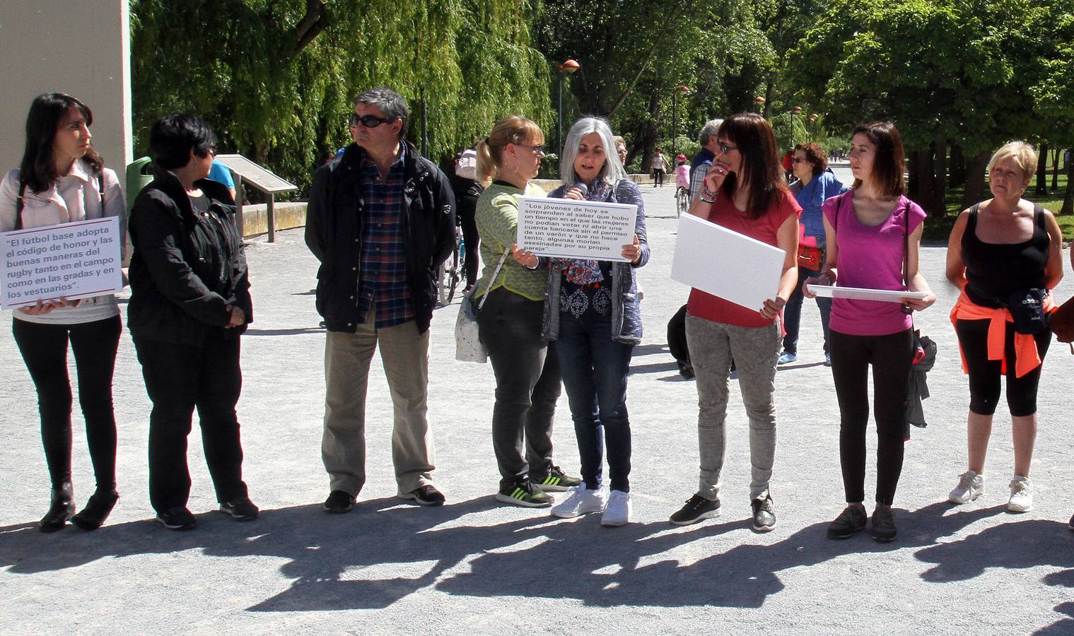 Marcha por los buenos tratos en Logroño