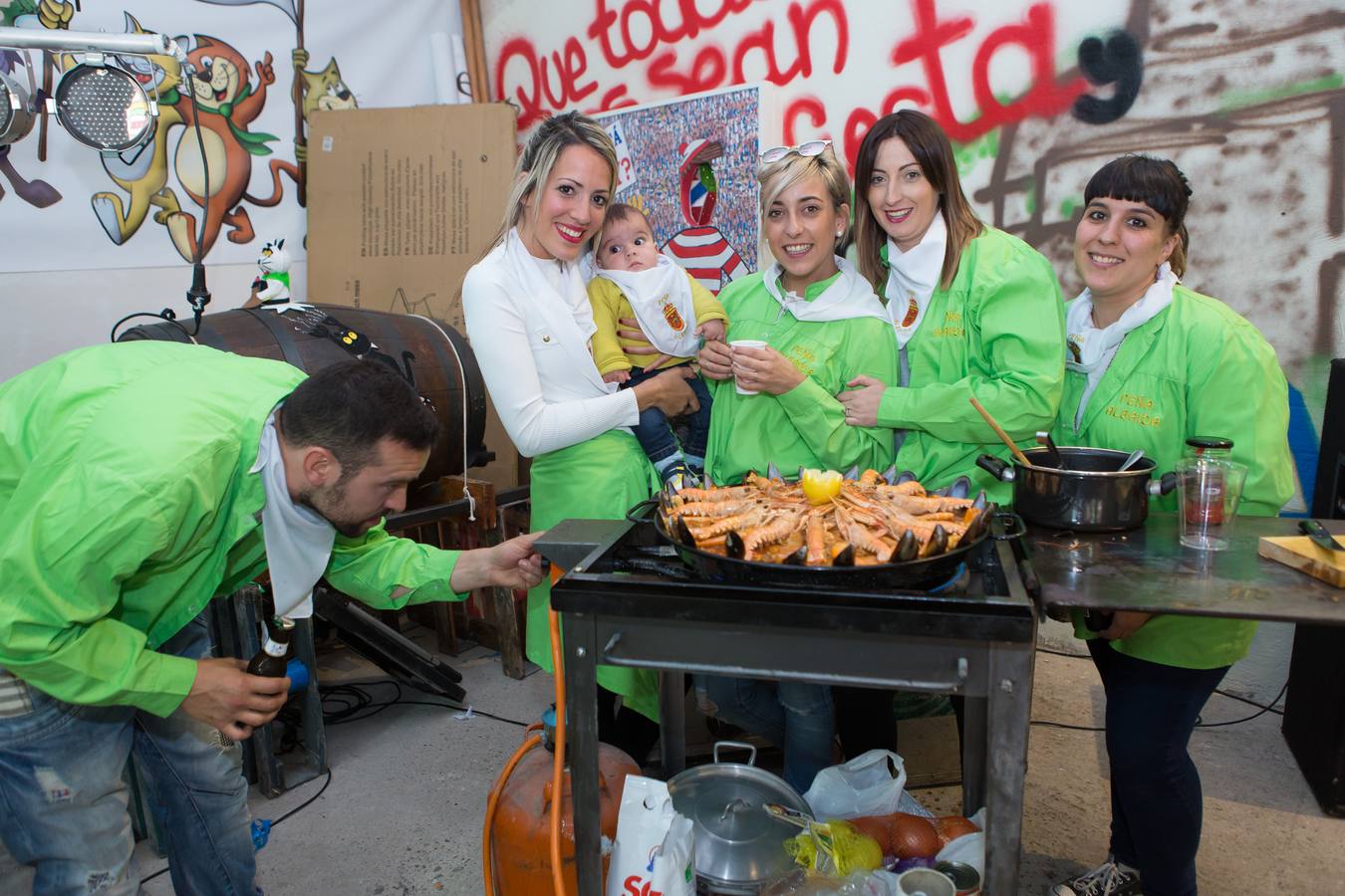 Concurso de paellas en las fiestas de Albedla